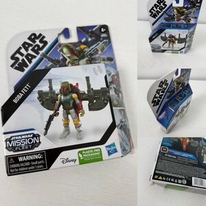 Star Wars Mission Fleet Boba Fett Figure‎ Disney 2022 Hasbro
